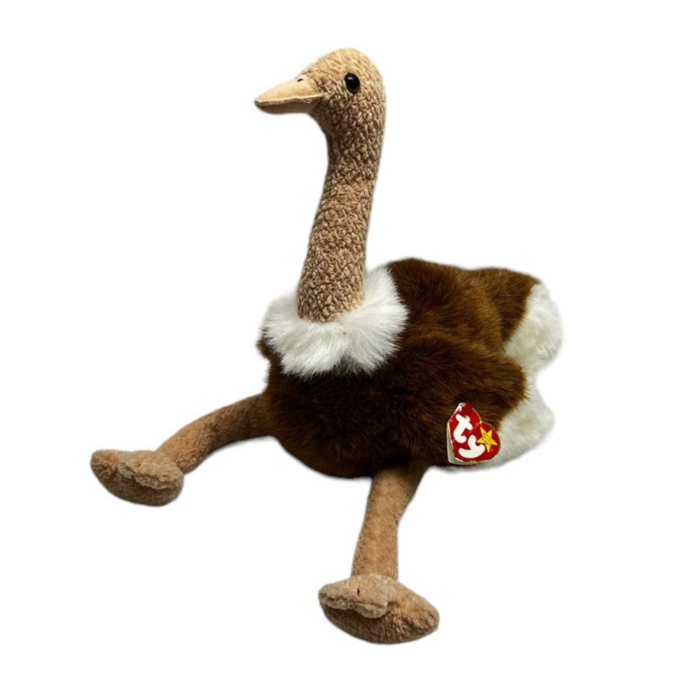 TY Beanie Collection Stretch The Ostrich 1998 Large Plush 17"